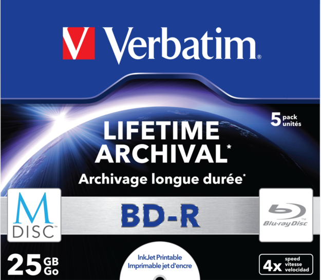 Verbatim MDISC-Blu-ray-Disk mit 25 GB